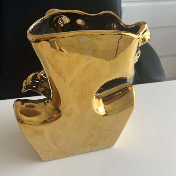 Ceramics Statue Flower Vase Face Pots Head Shape design - Picture 4 of 5